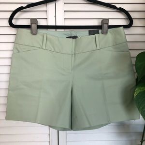 The Limited tailored mint green shorts, size 4